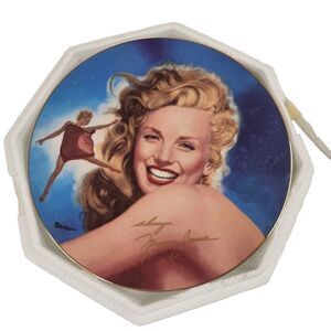 Marilyn Monroe A Star Is Born Collector Plate Remembering Norma Jeane